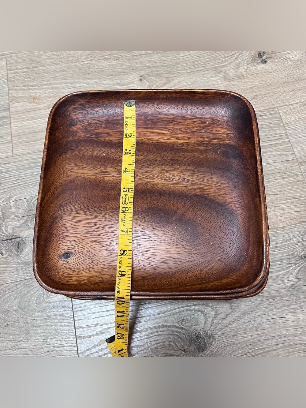 Square wooden plates - Picture 2 of 5